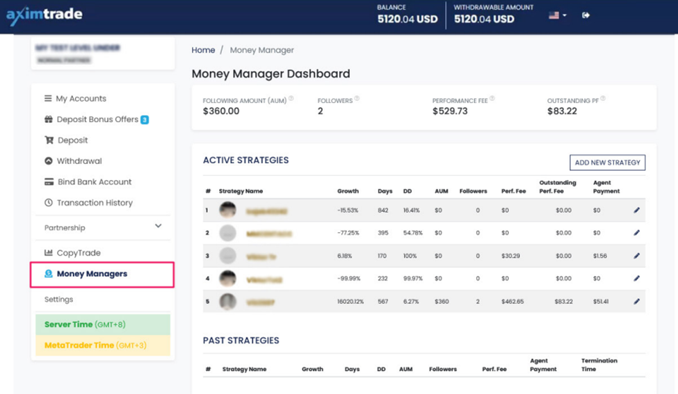 Money Manager,Copy Trade Trading With AximTrade