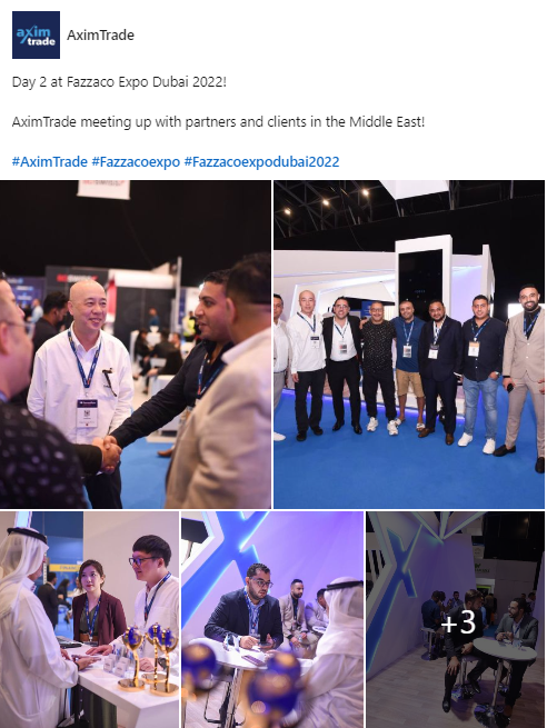AximTrade at Fazzaco Expo Dubai 2022
